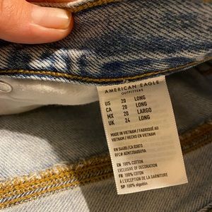 Plus size American eagle mom jeans
